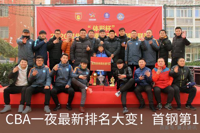 CBA一夜最新排名大变！首钢第1，辽篮第5，广东第7，山东仅排第11
